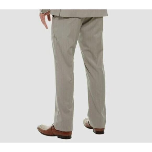 Vince Camuto Men's Slim Fit Wool Blend Lined Dress Pants in Gray 29W MSRP $98 - Picture 2 of 2